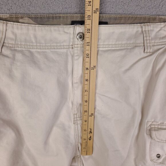 Iron Co Cargo Shorts‎ Mens 41 Beige Cotton Casual Workwear - Picture 14 of 16